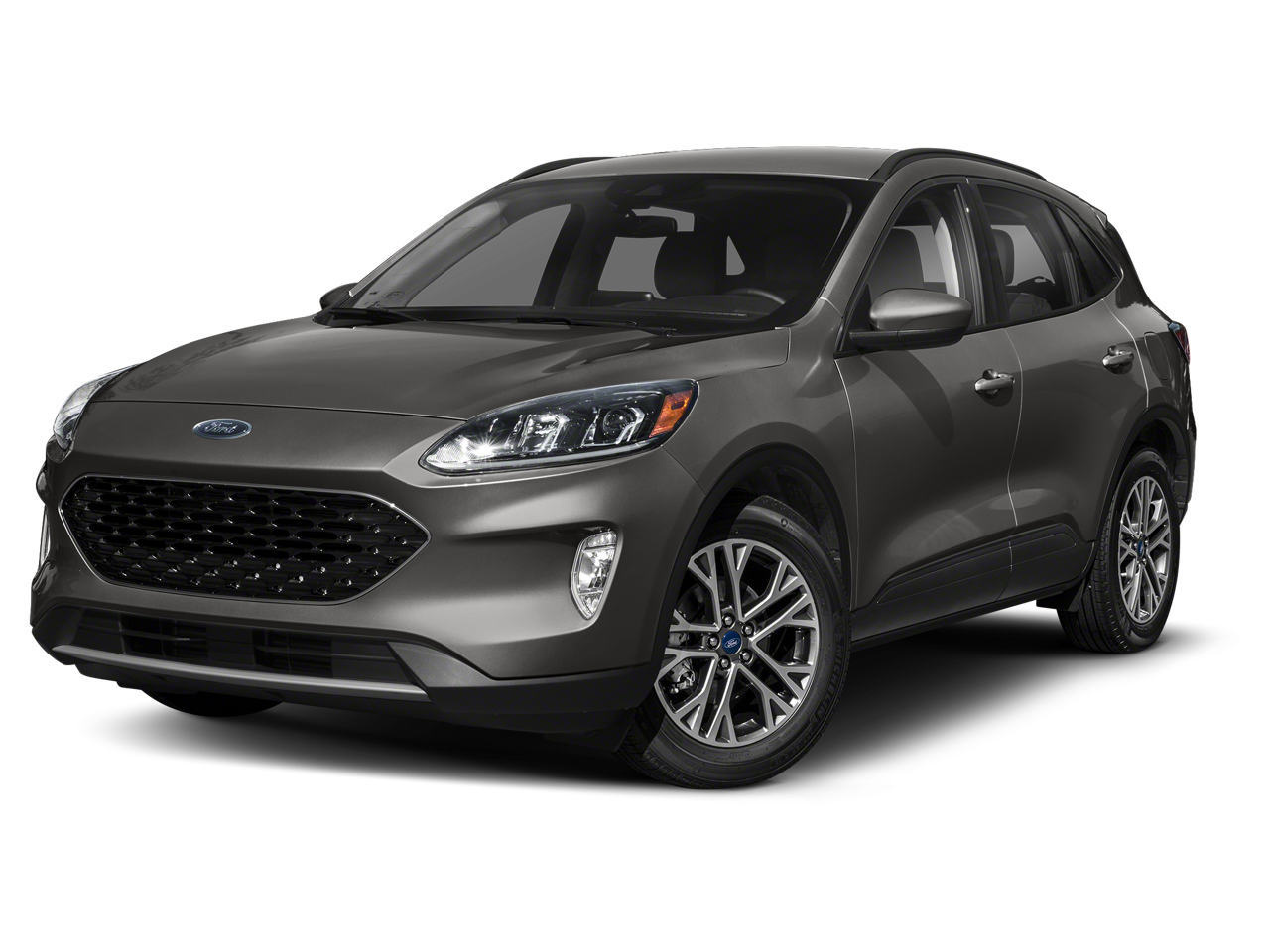 2022 Ford Escape SEL in Gray Metallic — front three-quarter view