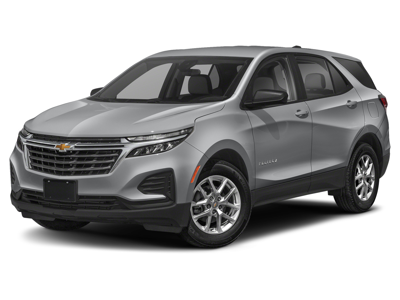 2024 Chevrolet Equinox LT in Summit White — front three-quarter view