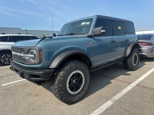 2022 Ford Bronco Badlands 4 Door Advanced 4x4 in Area 51 — front three-quarter view
