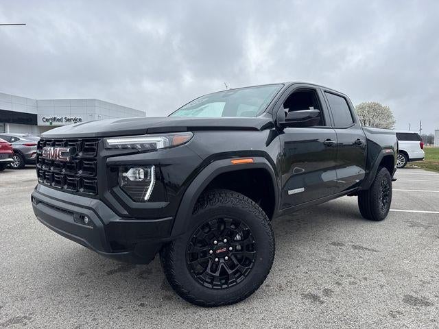2026 GMC Canyon Crew Cab Short Box 2-Wheel Drive Elevation in Onyx Black — front three-quarter view
