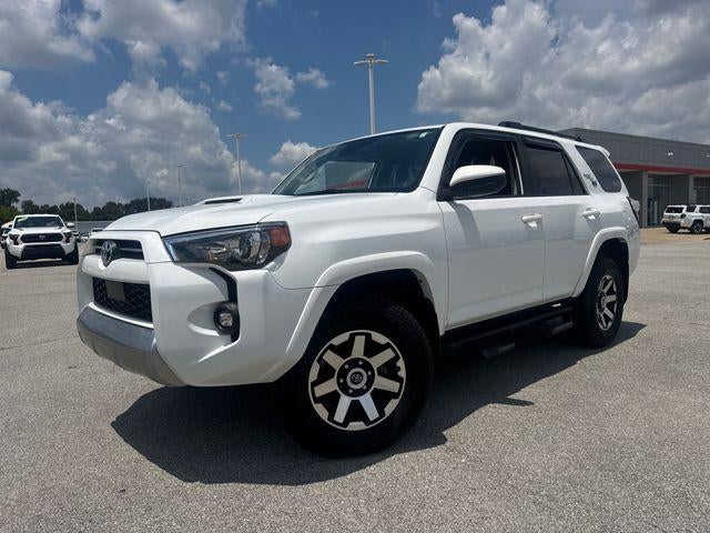 2021 Toyota 4Runner TRD Off Road 4WD (Natl) in Super White — front three-quarter view