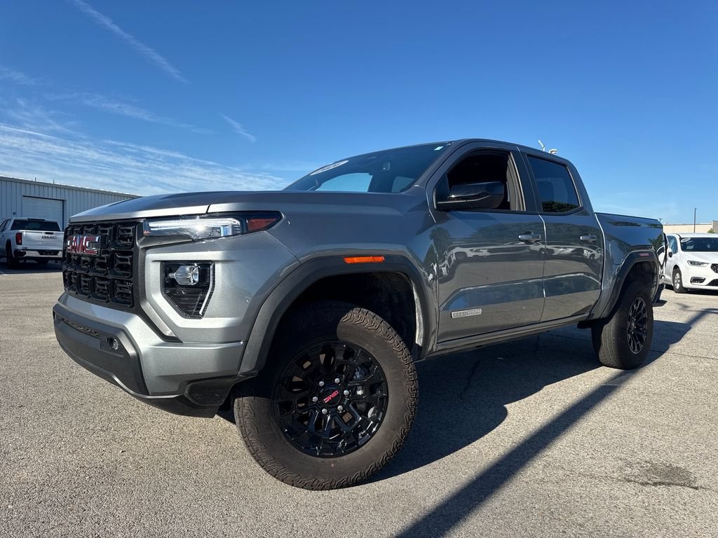 2026 GMC Canyon Elevation in Sterling Metallic — front three-quarter view