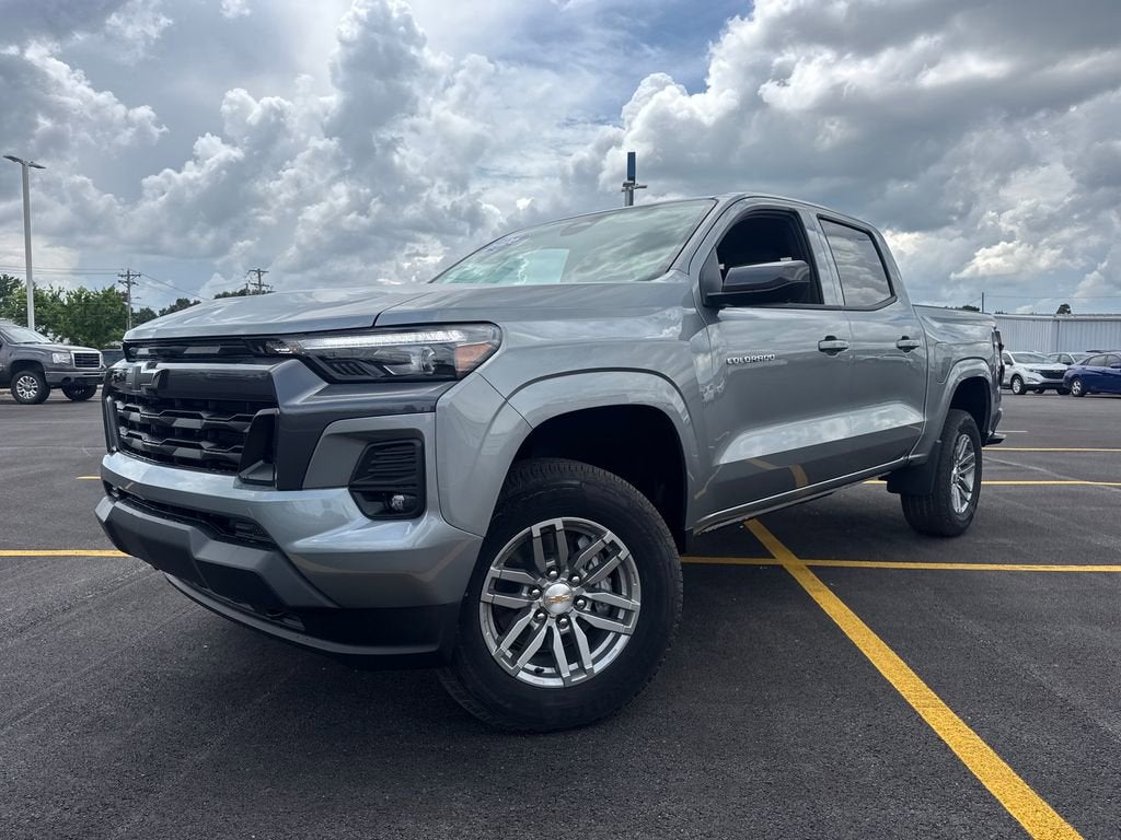 2026 Chevrolet Colorado LT in Sterling Gray Metallic — front three-quarter view