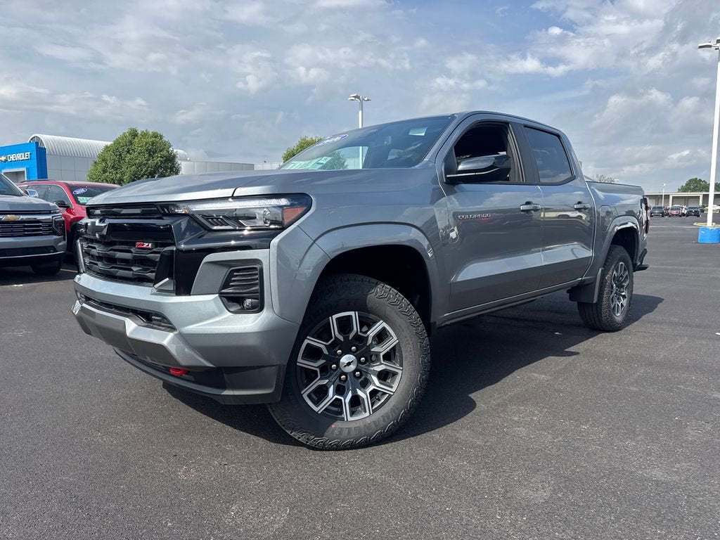 2026 Chevrolet Colorado Z71 in Sterling Gray Metallic — front three-quarter view