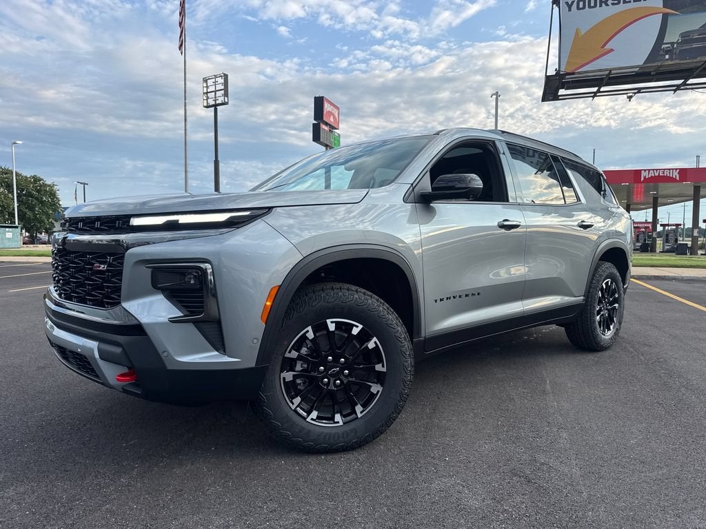 2026 Chevrolet Traverse Z71 in Sterling Gray Metallic — front three-quarter view