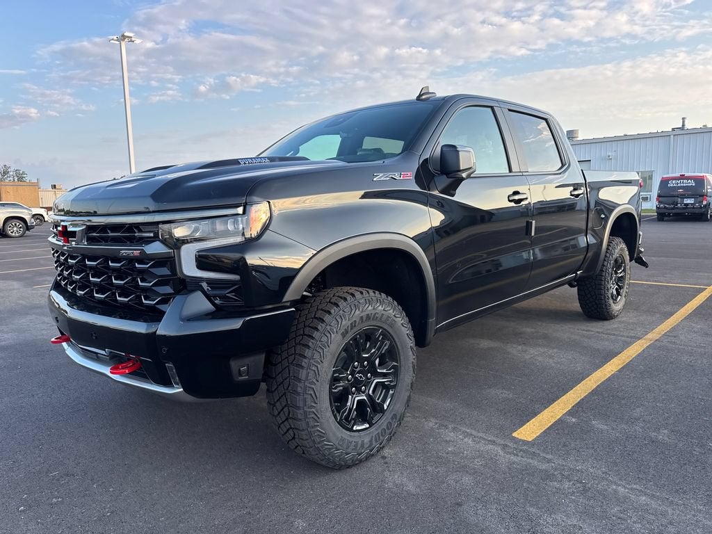 2026 Chevrolet Silverado 1500 ZR2 in Black — front three-quarter view