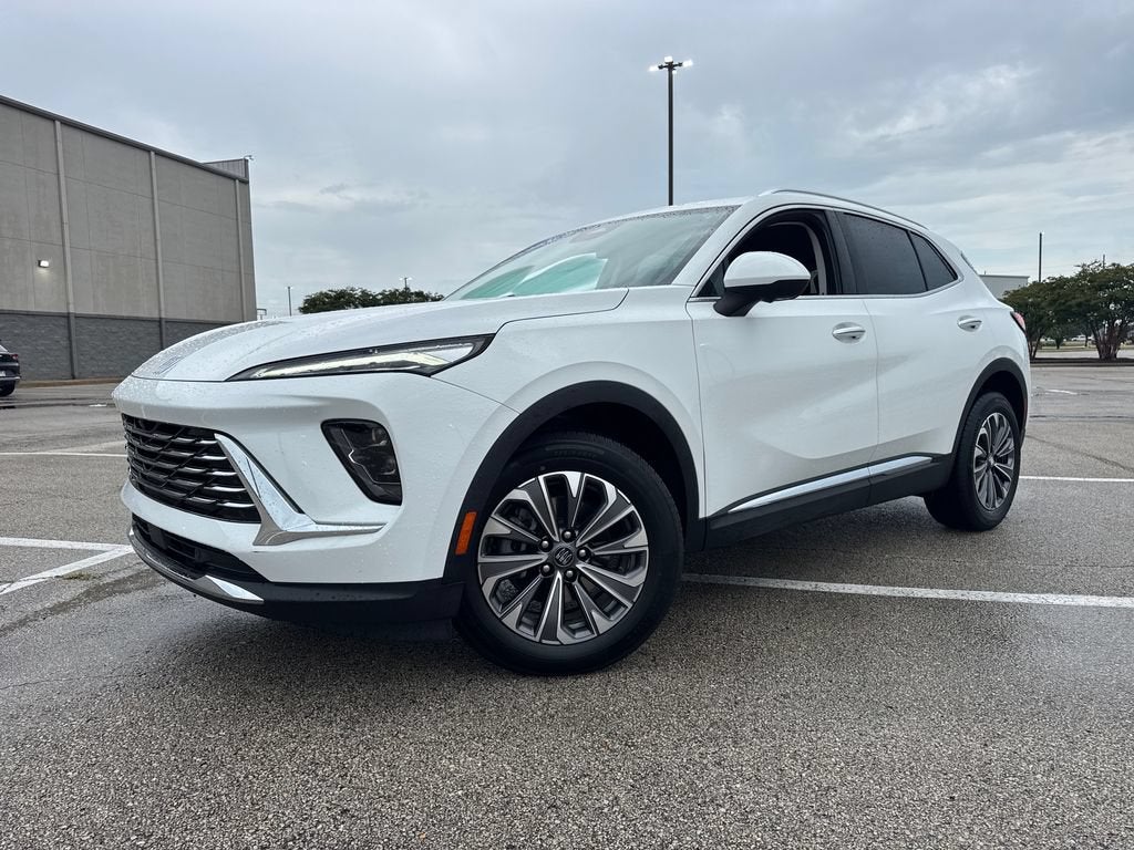 2024 Buick Envision Preferred in Summit White — front three-quarter view