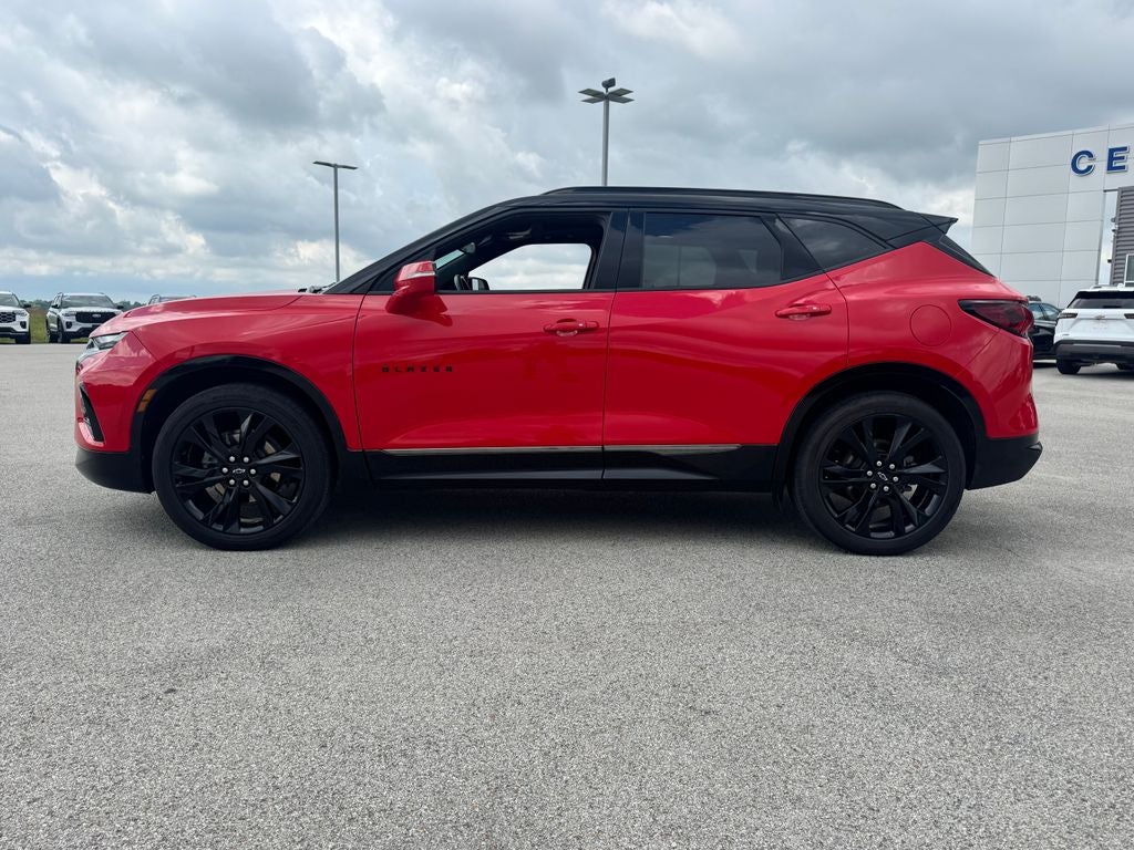 2022 Chevrolet Blazer — rear three-quarter view
